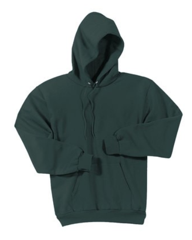 Dark Green Hooded Sweatshirt Main Image